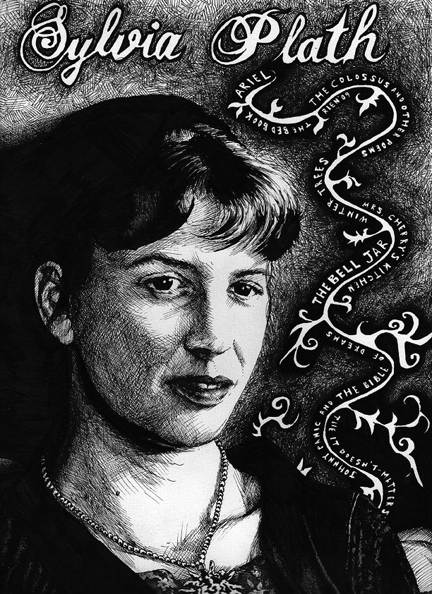 SYLVIA PLATH by magnetic-eye Traditional Art / Drawings / Portraits ...